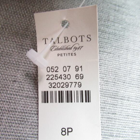 Talbots Jacket Womens Sz 8P Cream Gold Metallic Damask Church Lady Quiet Luxury - Picture 8 of 10